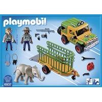 PLAYMOBILÂ® 6937 Ranger\'s Truck with Elephant