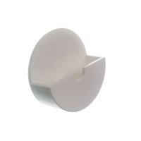 Plug Holder Tidy Stick on Self Adhesive White Plastic ( pack of 8 )