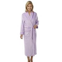 Plain Supersoft Warm Fleece Wrap Over Dressing Gown Bathrobe