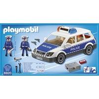 Playmobil 6920 City Action Police Car with Lights and Sound and 2 Police Officers Toy