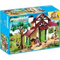 playmobil 6811 country foresters house playset with family