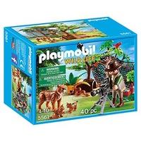 Playmobil 5561 Wildife Adventure Tree House Lynx Family with Cameraman