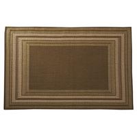 Plain Border Outdoor Rug, 60 x 120cm