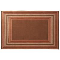 plain border outdoor rug 120 x 170cm