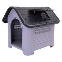 Plastic Dog Kennel Polly - Size 2: 87 x 72 x 75 cm (L x W x H)