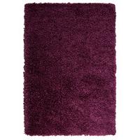 plum purple thick shaggy rugs ontario 60x110 2ft x 3ft7