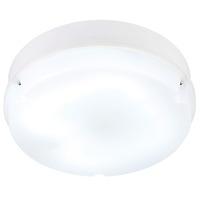 Pluto 28W 2D HF Fluorescent Opal Round Bulkhead White IP65 - 84860