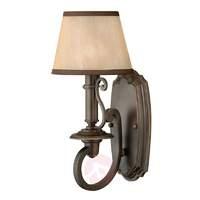 Plymouth Wall Light with Organza Fabric Shade