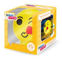 Plastic Big Kiss Emoticon Illumi-mate Light, Yellow