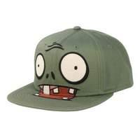 Plants Vs. Zombies Zombie Snapback Baseball Cap Green (sb0dd8pvz)