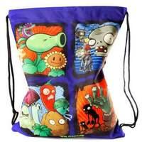 Plants Vs. Zombies Picture Panels Drawstring Gymbag Blue (ci0naxpvz)