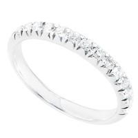 platinum 030 carat diamond half eternity ring