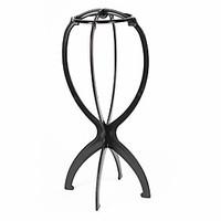 Plastic Folding Durable Wig Stand Stable Hair Cap Display Holder Tool Black Free Shipping Hair Stand