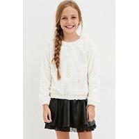 Plush Faux Fur Pullover (Kids)