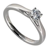 platinum 025 carat diamond solitaire ring