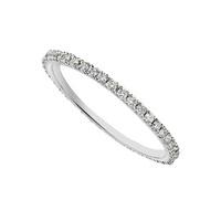 Platinum 0.25 carat diamond full eternity ring