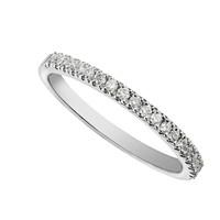 platinum 015 carat diamond half eternity ring