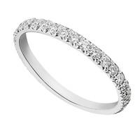 Platinum 0.50 carat diamond eternity ring