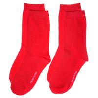 Plain Kids Socks (2 Pack) - Red quality kids boys girls