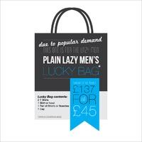 PLAIN LAZY MENS LUCKY BAG (CONTENTS VALUE OVER £137.00 FOR ONLY £45.00)