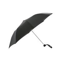 Plain Black Compact Mini Folding Small Umbrella - Black