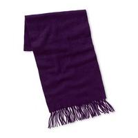 Plum Cashmere Scarf in Gift Box - Savile Row