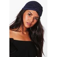 Plain Jersey Turban - navy