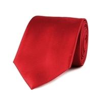plain red ottoman tie 100 silk
