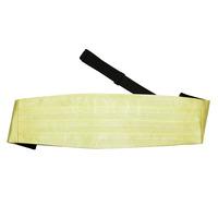 Plain Pale Yellow Satin Cummerbund