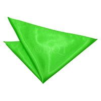 Plain Apple Green Satin Handkerchief / Pocket Square
