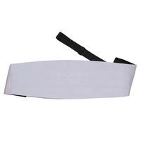 Plain Silver Satin Cummerbund