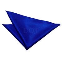 Plain Royal Blue Satin Handkerchief / Pocket Square