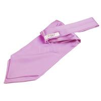 Plain Lilac Satin Self-Tie Cravat