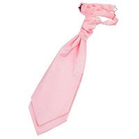 Plain Baby Pink Satin Scrunchie Cravat