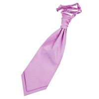 plain lilac satin scrunchie cravat