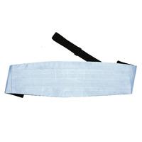 Plain Baby Blue Satin Cummerbund