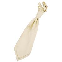 plain champagne satin scrunchie cravat