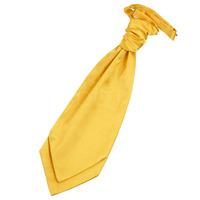 plain marigold satin scrunchie cravat