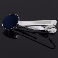 Plain Navy Blue Tie Clip