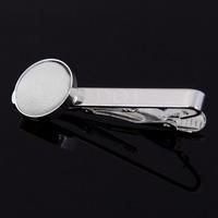 Plain White Tie Clip