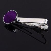 Plain Purple Tie Clip