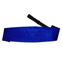 plain royal blue satin cummerbund