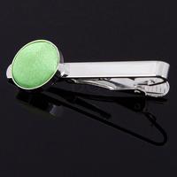 Plain Lime Green Tie Clip