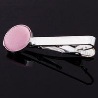 Plain Baby Pink Tie Clip