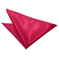 Plain Crimson Red Satin Handkerchief / Pocket Square