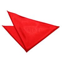 Plain Red Satin Handkerchief / Pocket Square