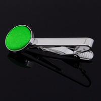 Plain Apple Green Tie Clip