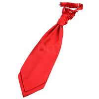 plain red satin scrunchie cravat