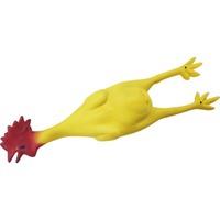 plucked rubber chicken yellow 58cm23in