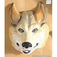 plastic wolf fancy dress mask